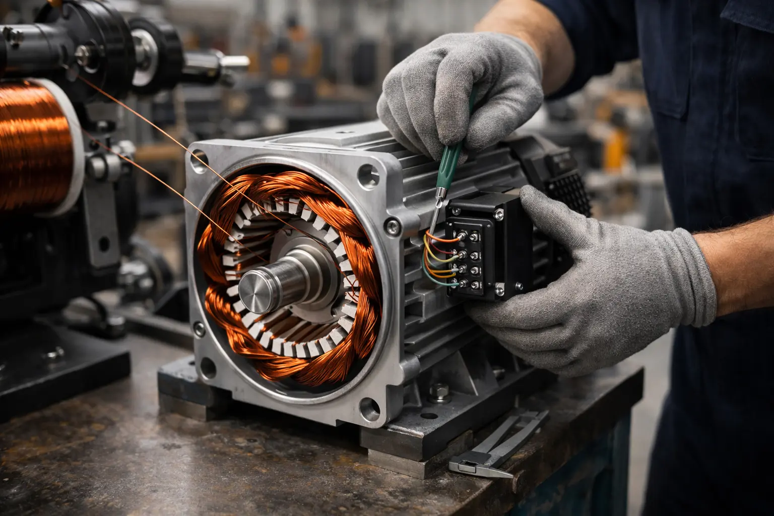 Tuzla Servo Motor Sarımı ve Bakımı